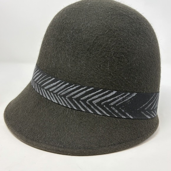 Barbisio Italian Rabbit Felt Cloche Hat Women Large US 7 3/8 EU 59 Made in Italy - Picture 8 of 8